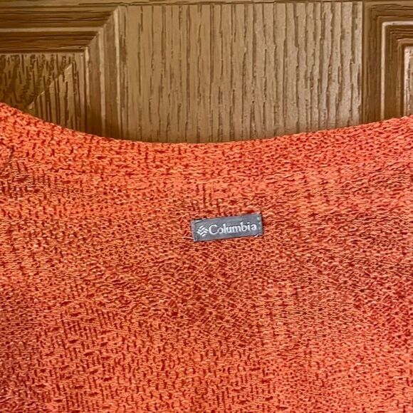 Columbia Coral Raglan 3/4 Sleeve Lightweight Knit Top XL - Picture 3 of 7